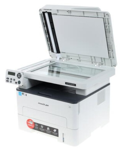 Фото Pantum M7100DW, P/C/S, Mono laser, А4, 33 ppm (max 60000 p/mon), 525 MHz, 1200x1200 dpi, 256 MB RAM, PCL/PS, Duplex, ADF50, paper tray 250 pages, USB, LAN, WiFi, start. cartridge 1500 pages