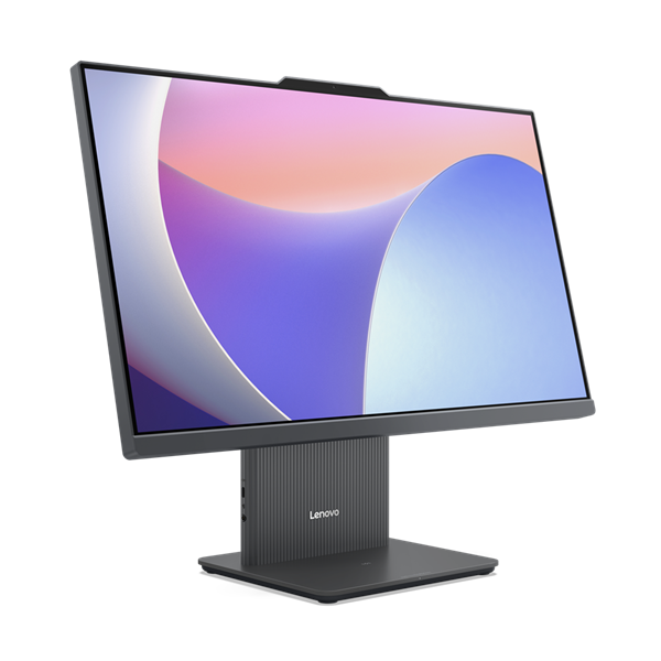 Фото Lenovo IdeaCentre AIO 24IRH9 23.8" FHD (1920x1080) IPS 250N 100Hz, i7-13620H, 1x16GB DDR5-5200, 512GB SSD M.2, Intel UHD, WiFi6, BT, 5MP Cam, USB KB&Mouse, NoOS, Luna Grey, 1Y