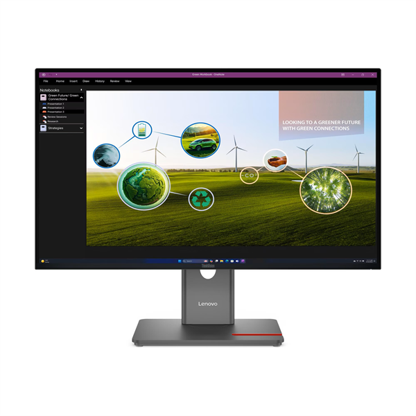 Lenovo ThinkVision P27Q-40 27" 16:9 QHD (2560x1440) IPS, 120Hz, 350N, 1xHDMI 2.1 TMDS, 1xDP 1.4, 1xDP 1.4 Out, 3xUSB-A (USB 5Gbps), 1xUSB-C (USB 5Gbps, PD 15W), 1xUSB-B (USB 5Gbps), LTPS, 1Y