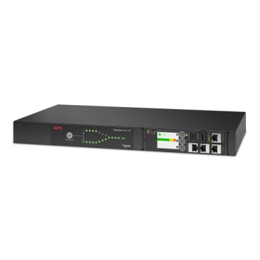 APC Netshelter Rack Automatic Transfer Switch, 1U, 10A, 230V, C14 IN, 12 C13 OUT, 50/60Hz (rep. AP4421, AP7721)