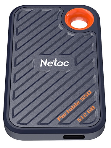 Фото Netac ZX20 512GB USB 3.2 Gen 2x2x2 Type-C External SSD, R/W up to 2000MB/1800MB/s, with USB C to A cable and 20Gbps USB C to C cable 5Y wty