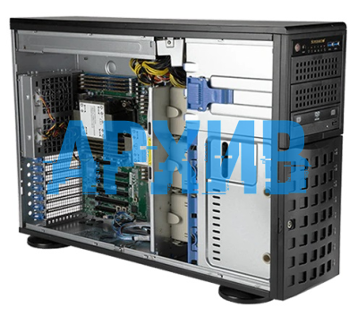 Supermicro SuperServer 4U 740P-TRT noCPU(2)3rd Gen Xeon Scalable/TDP 270W/no DIMM(16)/ SATARAID HDD(8)LFF/6xFH,M2/2x10GbE/2x1200W