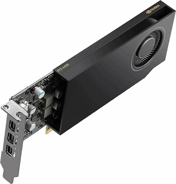 Nvidia RTX A400 4GB GDDR6, 4x Mini DisplayPort 1.4a, 50W, FH bracket