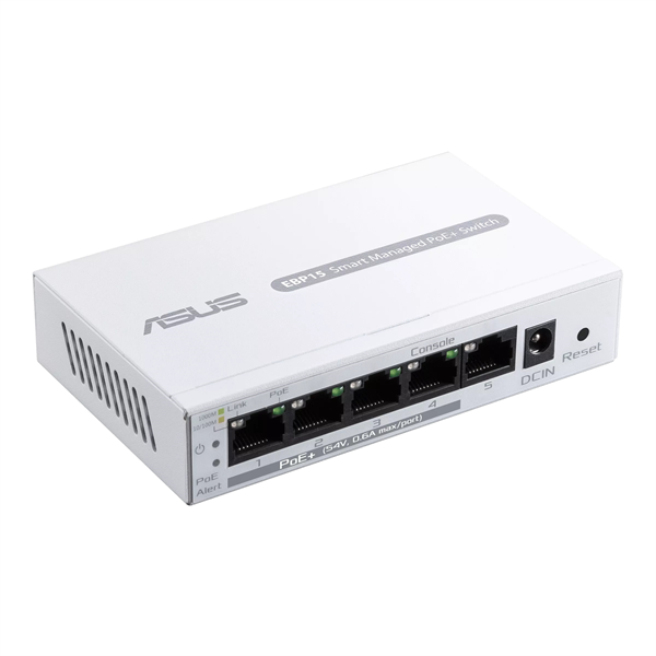 Фото ASUS EBP15//5-Port GbE Smart Managed PoE+ Switch