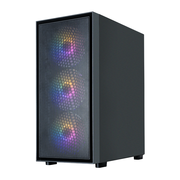 Фото ZALMAN S6, ATX, BLACK, WINDOW, 1xCombo (2.5'' or 3.5''), 3x2.5'', 1x3.5'', 1xUSB Type C, 1xUSB3.0, 2xUSB2.0, FRONT 3x140mm FRGB, REAR 1x120mm FRGB