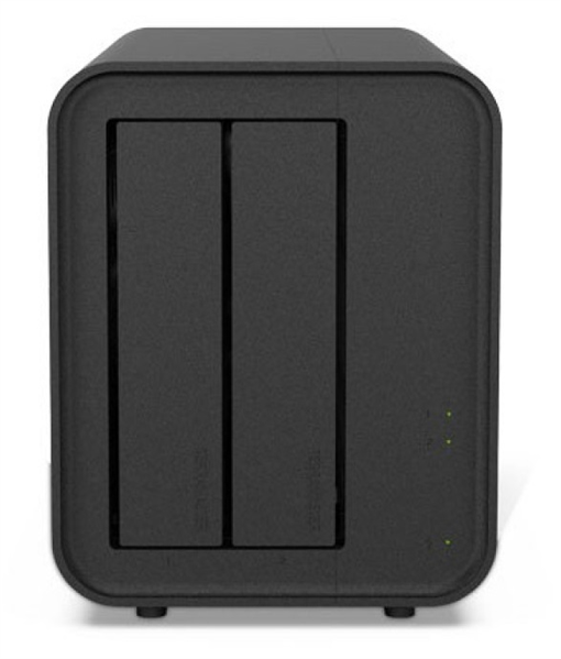 Фото TerraMaster D2-320 DAS tower/JBOD,RAID0,1/up to 2 SATA(3,5' or 2,5')/1xUSB3.1 Type-C gen2/1xPS/1YW