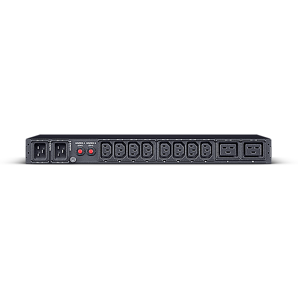 Фото ATS CyberPower PDU24005 Metered, 1U type, 16Amp, plug IEC 320 C20, (8) IEC 320 C13 (2) IEC 320 C19