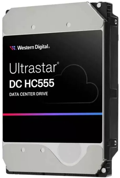 Western Digital Ultrastar DC HС555 HDD 3.5" SATA 20TB, 7200 rpm, 512MB buffer, 512e, 1 year