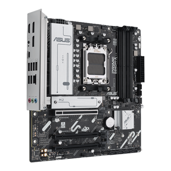 Фото ASUS PRIME B840M-A-CSM, AM5, B840, 4*DDR5, 4*SATA, 3*M.2, 2*USB 3.2, 4*USB 2.0, Type-C, 4*PCIx16, 2* DP+HDMI, mATX; 90MB1J10-M0EAYC