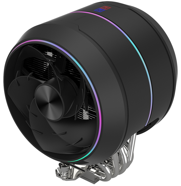 Фото ZALMAN ZET5 BLACK, 5 HEAT PIPES, 4-PIN PWM, 600-2000 RPM, 30.4 DBA MAX, HYDRO BEARING, FULL SOCKET SUPPORT