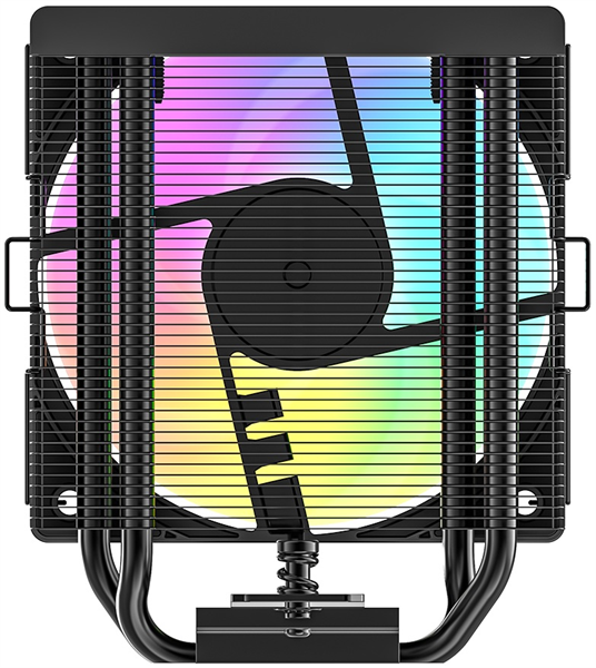 Фото ID-COOLING SE-904-XT ARGB BLACK LGA1851/1700/1200/115X/AM5/AM4 (16шт/кор, TDP 180W, PWM, 4 тепл.трубки прямого контакта, FAN 100mm, Addressable RGB LED) RET