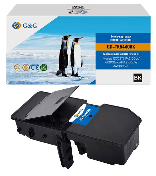 Тонер-картридж G&G GG-TK5440BK TK-5440K черный (2800стр.) для Kyocera Ecosys PA2100cx/PA2100cwx/MA2100cfx/MA2100cwfx