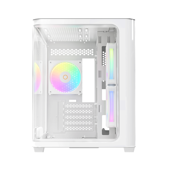 Ocypus Iota C50 WH Curve ARGB Digital, MATX, Type-C*1, USB3.0*2, REAR 1x120mm ARGB, MB SIDE 2x120mm ARGB