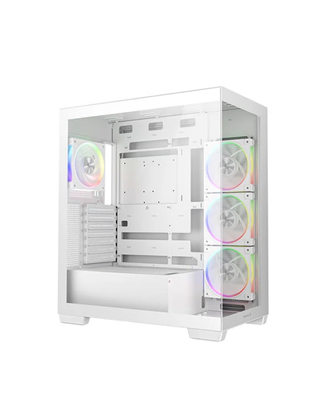 Фото Deepcool CG580 4F V2 WH без БП, боковое окно (панорама), 4x120mm ARGB PWM вентилятора, белый, ATX (R-CG580-WHADA4-G-2)