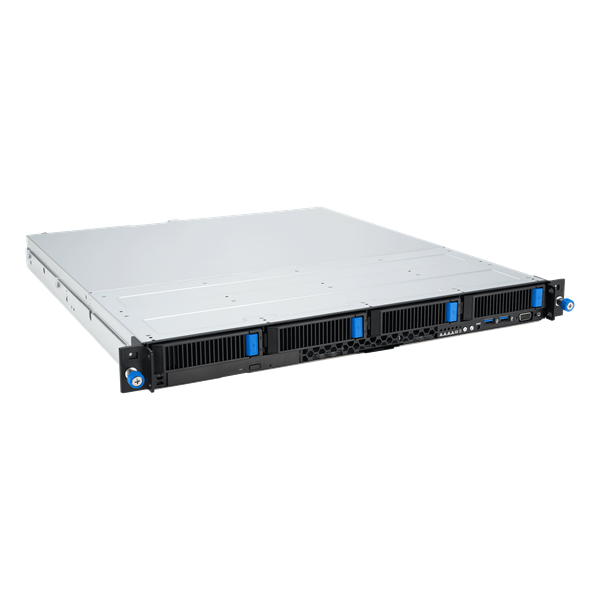 Фото ASUS RS300-E12-RS4 1U, 1x Socket LGA1700 E-2400, 4 x DDR5 UDIMM ECC, 4 x 3.5'' (SATA/SAS/NVMe) HotSwap, Intel; RAID 0, 1, 5, 10, 1xPCI-Ex16, 1xPCI-Ex8, 1xPCI-Ex4, ASMB11-iKVM, 2x 450W 80 PLUS Gold