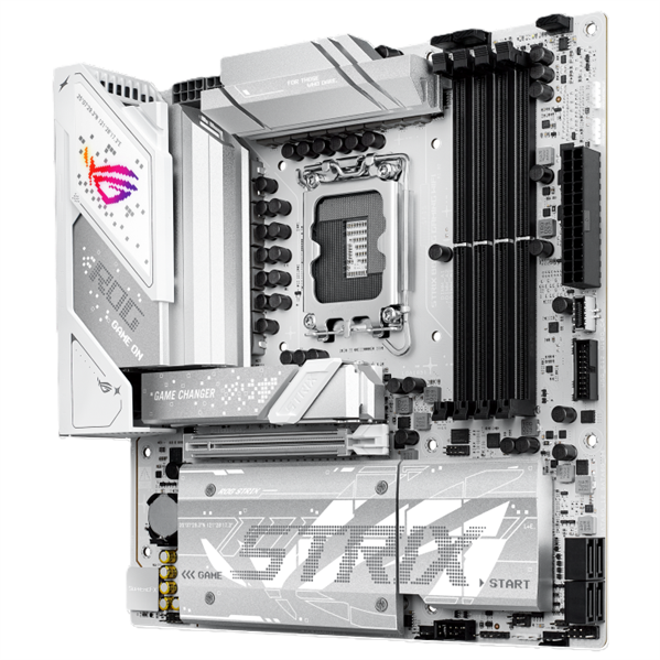 Фото ASUS ROG STRIX B860-G GAMING WIFI, LGA1851, B860, 4*DDR5, 4*SATA, 4*M.2, 4*USB 3.2, 4*USB 2.0, Type-C, 2*PCIx16, DP+HDMI, ATX; 90MB1JF0-M0EAY0
