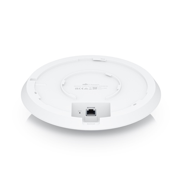 Фото Ubiquiti Access Point U6 Enterprise WiFi 6 support (2.4/5/6 GHz bands), 10.2 Gbps aggregate throughput rate, (1) 2.5GbE RJ45 port (PoE In)Powered with PoE+