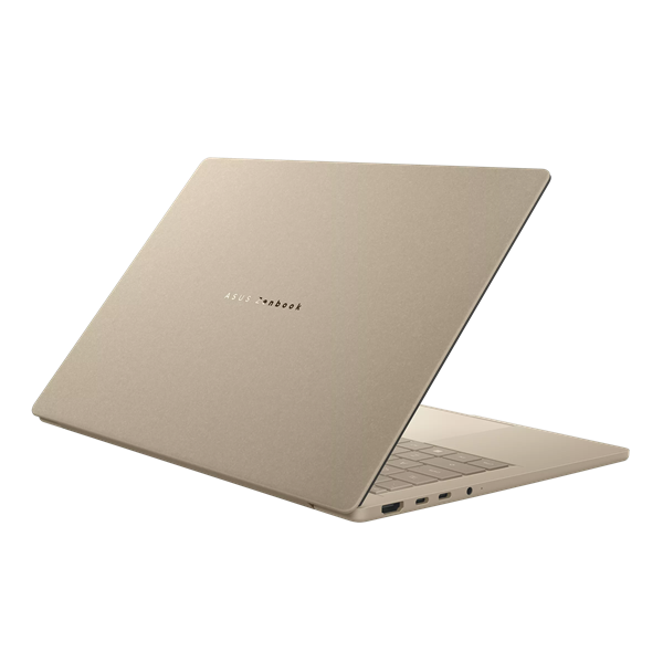 Фото ASUS Zenbook A14 UX3407NA-QD100W Snapdragon X2 Elite (18-core) X2E88100/LPDDR5X 32GB 1TB M.2 NVMe PCIe 4.0 SSD/Qualcomm Adreno GPU/ 14" WUXGA (1920 x 1200) OLED 16:10/WIN11 HOME/0.99kg/Zabriskie Beige