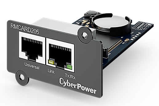 Карта сетевого управления для Источника Бесперебойного Питания CyberPower SNMP Network Management Card RMCARD205 for UPS series OL, OLS, PR, OR