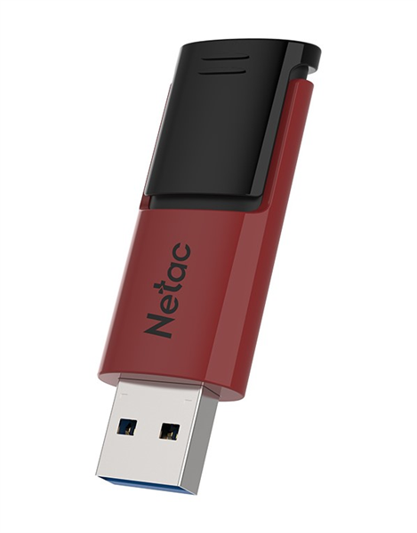 Фото Netac U182 Red 256GB USB3.2 Flash Drive, retractable (replaced NT03U182N-256G-30RE)