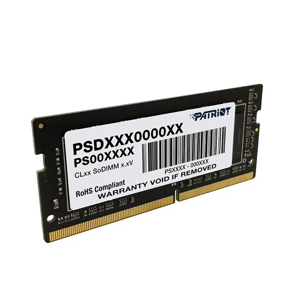 Фото Patriot SL DDR4 32GB 3200MHz SO-DIMM SINGLE 1*32GB CL22 22-22-22-52 1.2V