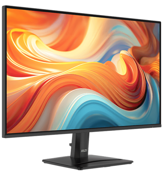 Фото MSI PRO MP271 E14A 27" 16:9 FHD(1920x1080), IPS Flat, 4ms(GTG), 1500:1, 100M:1, 300nits, 178/178, HDMI 2.0, DP 1.4a, VGA, Speaker, Tilt, 144HZ, Black, 1y war-ty