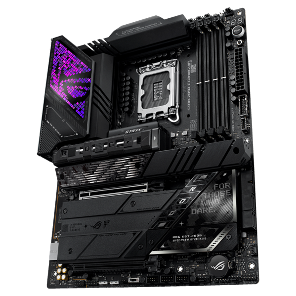 Фото ASUS ROG STRIX Z890-E GAMING WIFI, LGA1851, Z890, 4*DDR5, 4*SATA, 7*M.2, 10*USB 3.2, 2*Type-C, 2*PCIx16, 2*Thunderbolt™ 4, HDMI+DP, ATX; 90MB1IM0-M0EAY0