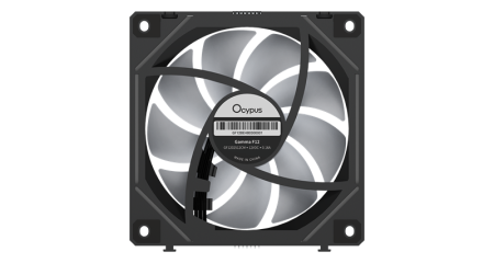 Фото Ocypus Gamma F12 UNI BK ARGB REVERSE BLADE 3 IN 1, 3x120x120x25mm, 4-PIN PWM, 800-1800 RPM, 31 DBA MAX, HYDRO BEARING