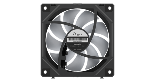 Фото Ocypus Gamma F12 UNI BK ARGB REVERSE BLADE 3 IN 1, 3x120x120x25mm, 4-PIN PWM, 800-1800 RPM, 31 DBA MAX, HYDRO BEARING
