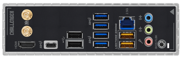 Фото ASROCK B860 Challenger WiFi, LGA1851, B860, 4*DDR5, 4*SATA, 4*M.2, 4*USB 3.2, 2*USB 2.0, Type-C, 2*PCIx16, 1*M.2 (Key E), HDMI, ATX