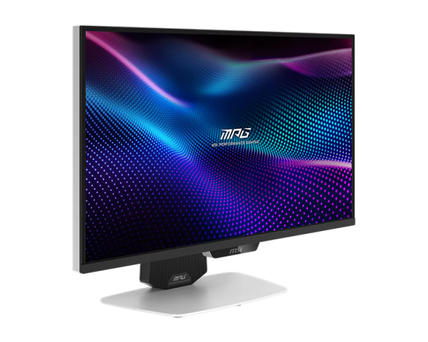 Фото MSI MPG 274URDFW E16M 27" 16:9 UHD(3840x2160) Rapid IPS Flat, 0.5ms(GTG), 1000:1,100M:1,400nits, 2xHDMI, DP, USB-C, 2xUSB-A, USB-B, Tilt,Swivel,Height,Pivot,VESA,UHD:160Hz,FHD:320Hz,White,1y w-ty