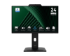 MSI PRO MP242PMG 23.8" 16:9 FHD(1920x1080) IPS Flat,Webcam,1ms(MPRT),1500:1,100M:1,300nit,1xHDMI,1xDP,1xVGA,2xUSB-A,1xUSB-B,Speaker,Tilt,Swivel,Height,Pivot,VESA,120Hz,Black,1y war-ty