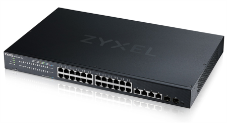 Фото Smart L3 Lite Zyxel NebulaFlex XMG1930-30, rack 19", 24xRJ-45: 1/2.5G, 4xRJ-45: 1/2.5/5/10G, 2xSFP+