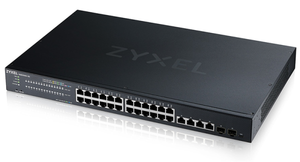 Фото Smart L3 Lite Zyxel NebulaFlex XMG1930-30, rack 19", 24xRJ-45: 1/2.5G, 4xRJ-45: 1/2.5/5/10G, 2xSFP+