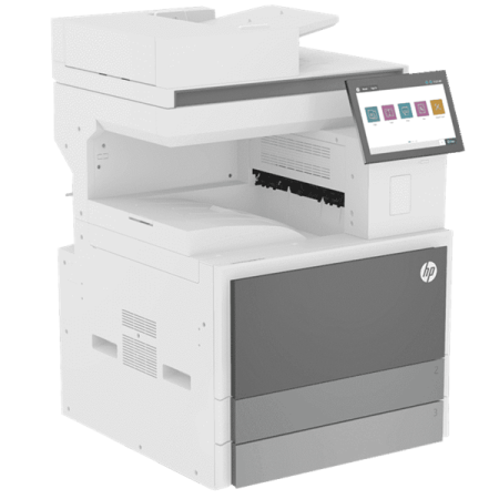 Фото HP LaserJet Managed MFP E73130dn (p/c/s, A3, 1200dpi, 30ppm, 6Gb, 500Gb HDD, 3 trays 100+520+520, ADF200, Duplex, USB/LAN, no cart in box)