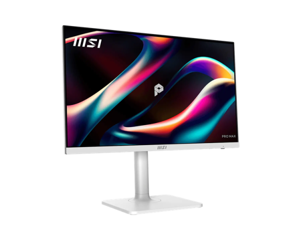 Фото MSI PRO MAX 241PHW E14 23,8" 16:9 FHD(1920x1080) IPS Flat,4ms(GTG),1500:1,100M:1,300nit,HDMI,DP,2xUSB Type-A,USB Type-B,USB Type-C,Speaker,Tilt,Swivel,Height,Pivot,144Hz,White,1y w-ty