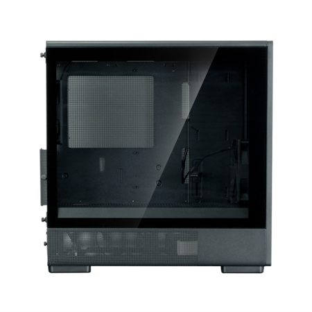 Фото ZALMAN P10 NAMU, MATX, BLACK, WINDOW, FRONT COVER WALNUT, 2x3.5", 3x2.5", 1xUSB TYPE-C, 1xUSB3.0, FRONT 2x120mm, REAR 1x120mm ARGB