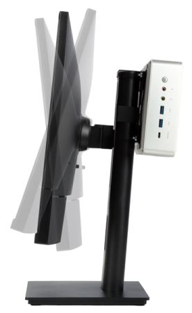 Фото 23.8'' IRBIS SMARTVIEW 24 LED Monitor 1920x1080, 16:9, IPS, 300 cd/m2, 1000:1, 3ms, 178°/178°, VGA, HDMI, DP, USB,100Hz,Tilt,Height,Swivel,Pivot,Speak, внутр бп, VESA для mini ПК Bl 3y (China)