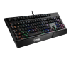 Фото Gaming Keyboard MSI VIGOR GK20, Wired, membrane Keyboard with ergonomic keycaps and wrist rest. 12 Key Anti-ghosting Capability. Water Resistant (spill-proof), Static multi-colour backlighting, Black