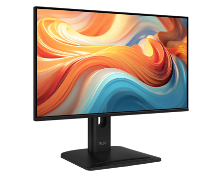 Фото MSI PRO MP245PHG E14 23.8" 16:9 FHD(1920x1080) IPS Flat,1ms(MPRT),1500:1,100M:1,300nits,HDMI 2.0,DP 1.2,USB-C,USB-Ax2,USB-B,Speaker,Tilt,Swivel,Height,Pivot,VESA,144Hz,Black,1y w-ty