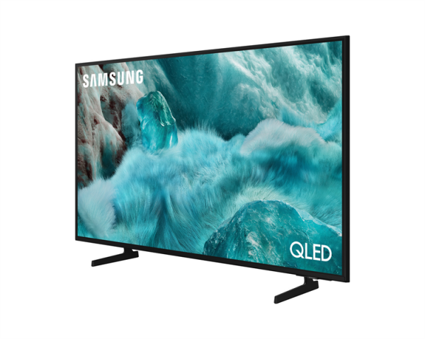 Фото Samsung QLED TV QE55Q7FAAUXRU, 55', QLED, 4K 3840x2160, 60Hz, Tizen Smart TV, 20W, Tuner (DVB-T2/C/S2, PAL,SECAM), HDMI, USB, CI+, Wi-Fi, BT, LAN, VESA 200x200, Black