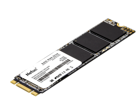 Фото Netac SSD N535N 128GB M.2 2280 SATAIII 3D NAND, R/W up to 510/440MB/s, TBW 70TB, 3y wty