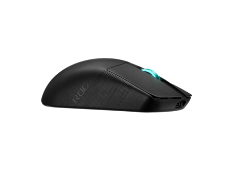 Фото ASUS ROG HARPE ACE AIM LAB EDITION, 54g, Wired, 2.4GHz RF, Bluetooth 5.1, 36K DPI sensor, 5 Programmable Buttons, Black