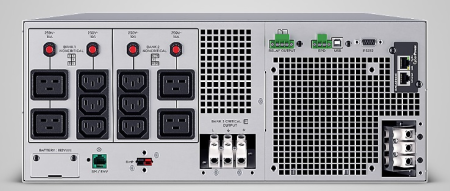 Фото CyberPower OL10KERTHD Online 10000VA/10000W USB/RS-232/Dry/EPO/SNMPslot/BM/ENV/RJ11/45/EBM (6 IEC С13, 4 IEC C19, terminal)