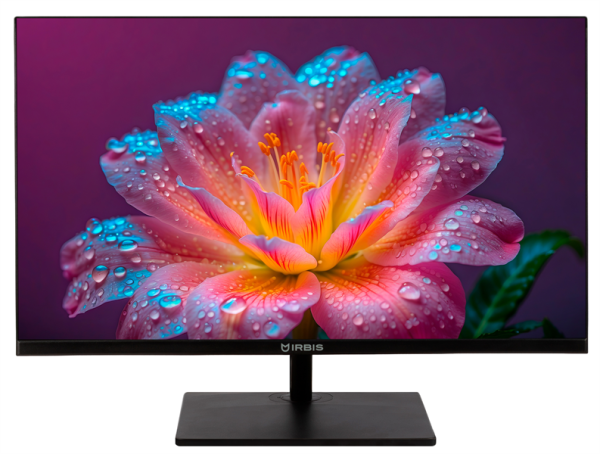 23.8'' IRBIS MIR View24 LED Monitor 1920x1080, 16:9, IPS, 300 cd/m2, 1000:1, 5ms, 178°/178°, VGA, HDMI, DP, USB-A 3.1х2, USB-B, Audio in/output, 100Hz, speak, наклон, внут.бп. Black МИНПРОМТОРГ(МПТ) 1
