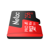 Фото Netac P500 Extreme PRO 256GB MicroSDXC V30/A1/C10 up to 100MB/s, retail pack with SD Adapter