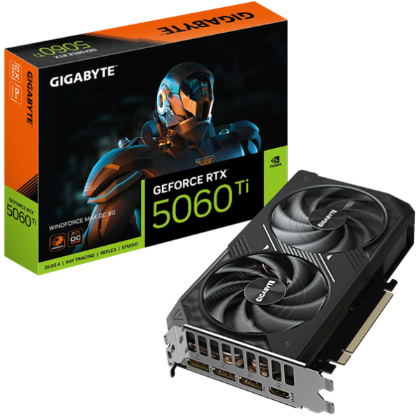 GIGABYTE RTX5060Ti WINDFORCE MAX OC 8GB//RTX5060Ti, HDMI*1, DP*3, 8G,D7