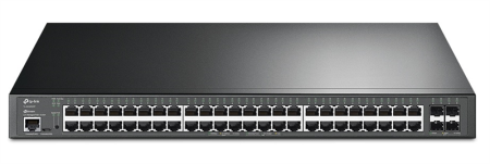 Фото TP-Link SG3452XP, Omada™ 48-Port Gigabit and 4-Port 10GE SFP+ L2+ Managed Switch with 48-Port PoE+