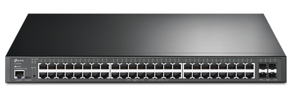 Фото TP-Link SG3452XP, Omada™ 48-Port Gigabit and 4-Port 10GE SFP+ L2+ Managed Switch with 48-Port PoE+