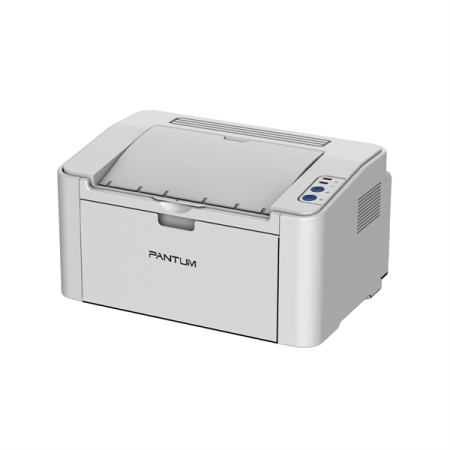 Фото Pantum P2518, Printer, Mono laser, А4, 22 ppm (max 15000 p/mon), 500 MHz, 600x600 dpi, 32 MB RAM, paper tray 150 pages, USB, start. cartridge 1600 pages (white)